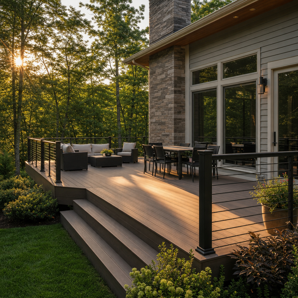 Decks work by Grateful Guys Contracting